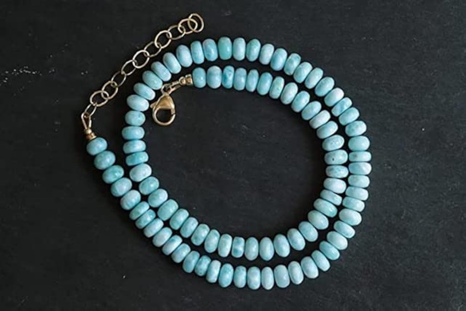 Amazon.com: Hand Crafted_Stunning Larimar Large Bead